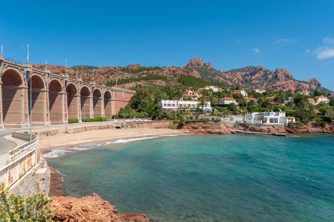 Agay Cap Esterel Le Hameau F2 Clim Plein Sud Dernier Etage Magnifique Vue Mer Saint-Raphaël Extérieur photo