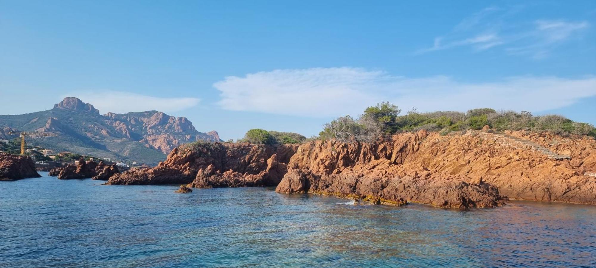 Agay Cap Esterel Le Hameau F2 Clim Plein Sud Dernier Etage Magnifique Vue Mer Saint-Raphaël Extérieur photo
