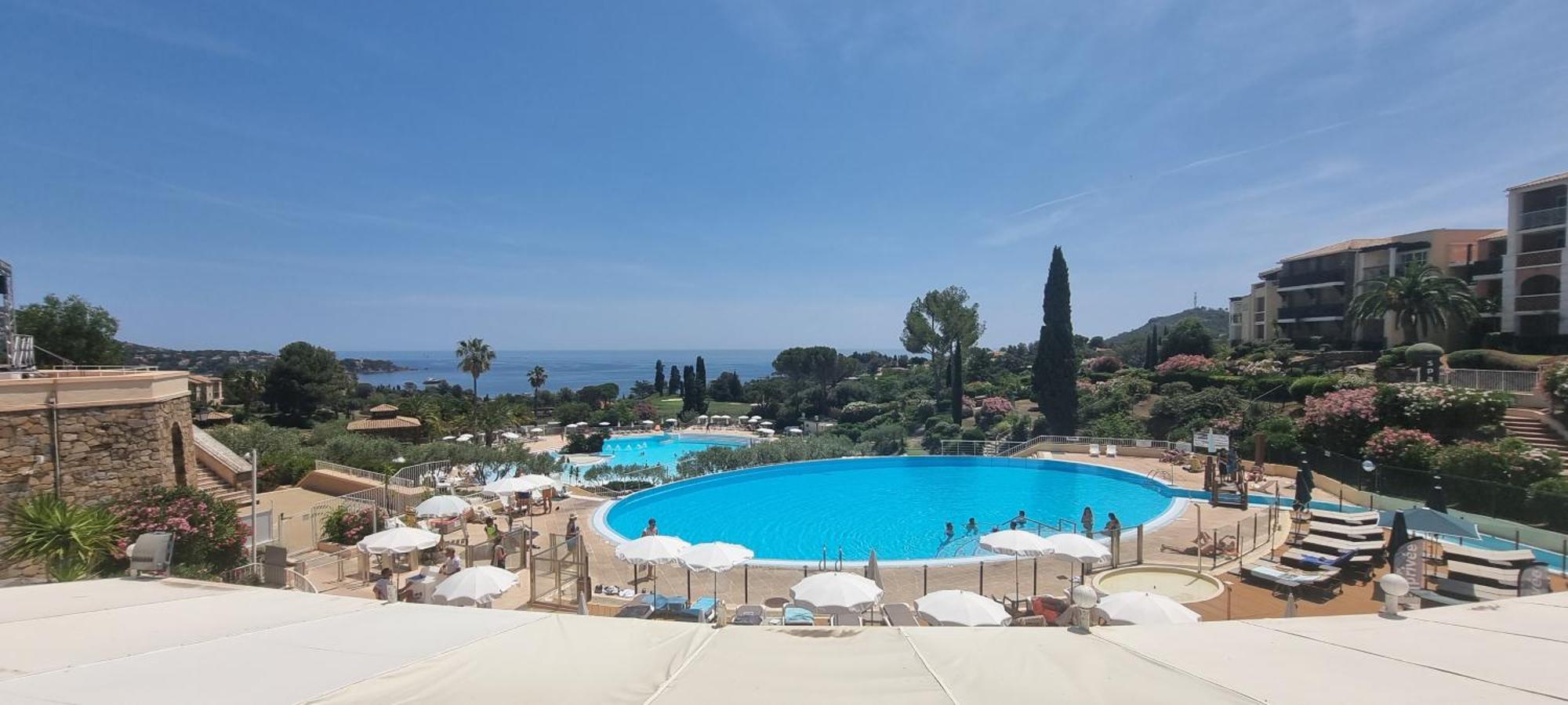 Agay Cap Esterel Le Hameau F2 Clim Plein Sud Dernier Etage Magnifique Vue Mer Saint-Raphaël Extérieur photo