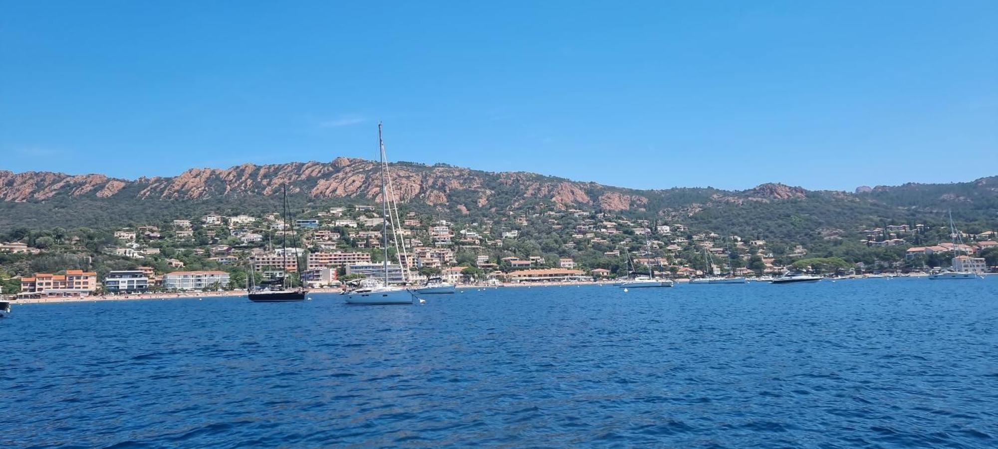 Agay Cap Esterel Le Hameau F2 Clim Plein Sud Dernier Etage Magnifique Vue Mer Saint-Raphaël Extérieur photo