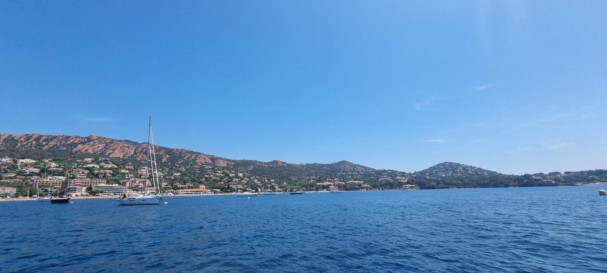 Agay Cap Esterel Le Hameau F2 Clim Plein Sud Dernier Etage Magnifique Vue Mer Saint-Raphaël Extérieur photo