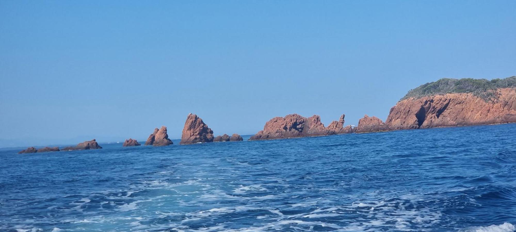 Agay Cap Esterel Le Hameau F2 Clim Plein Sud Dernier Etage Magnifique Vue Mer Saint-Raphaël Extérieur photo