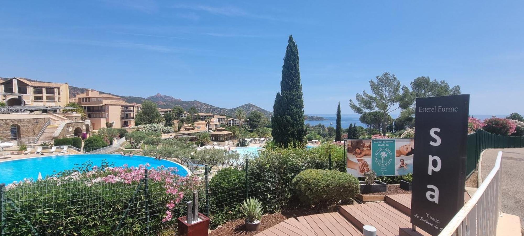 Agay Cap Esterel Le Hameau F2 Clim Plein Sud Dernier Etage Magnifique Vue Mer Saint-Raphaël Extérieur photo